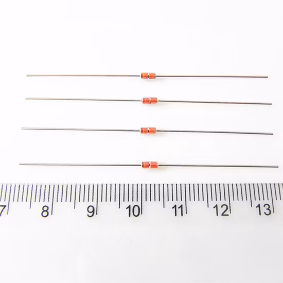 Thermistance de perle de verre de revêtement en verre de diode de R200 1KΩ B 4537K Ntc