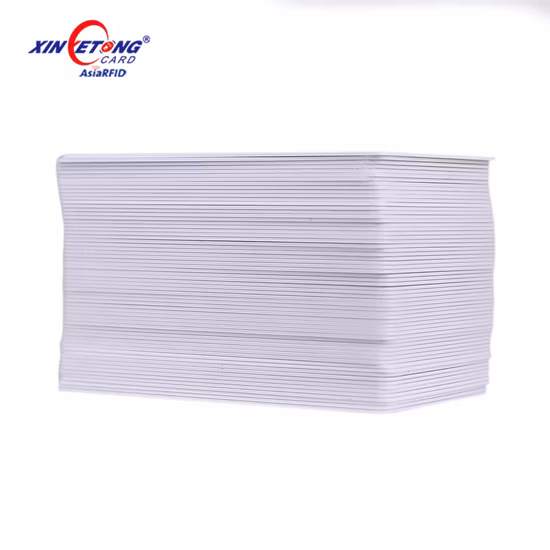 Carte RFID vierge OEM de vente chaude, sans puce, sans impression